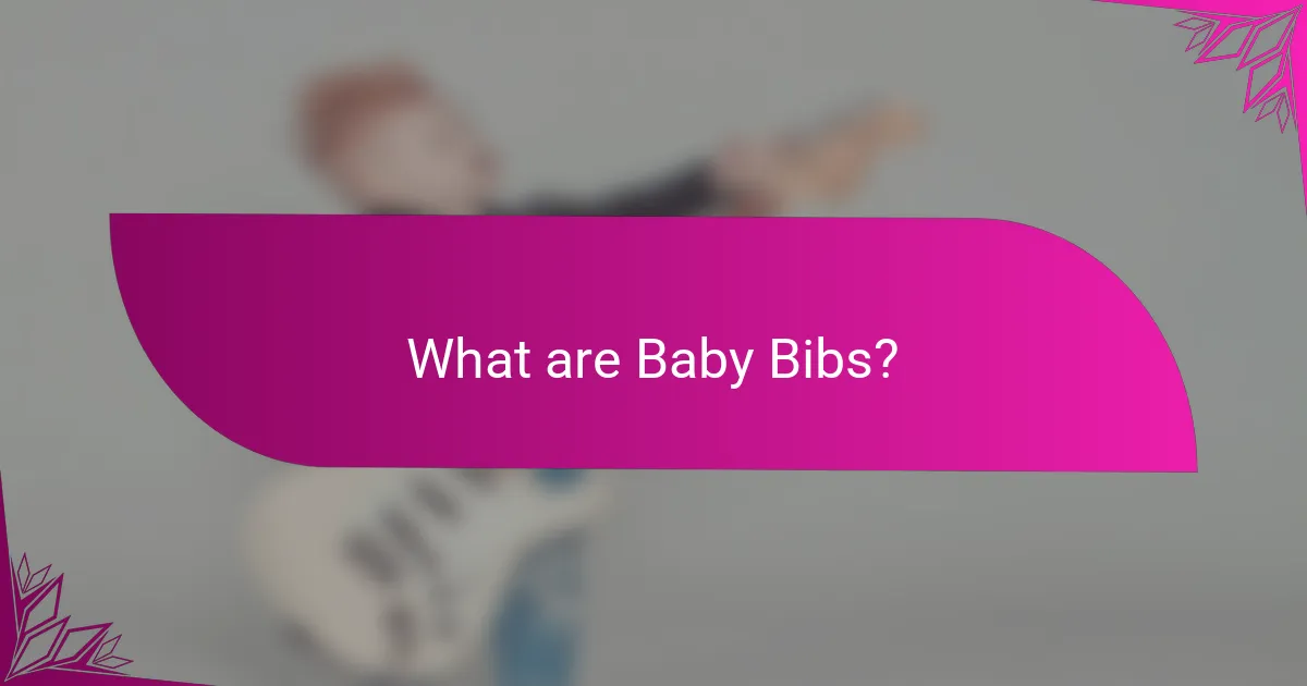 What are Baby Bibs?